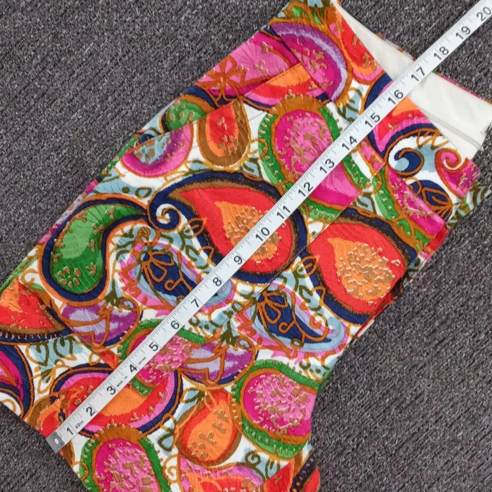 🧡Mr. Turk🧡 - Multicolor Paisley Print Jacquard Cotton Short - Picture 11 of 14